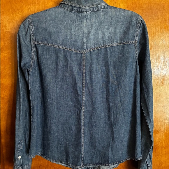2 for $20 Thread & Supply Denim Shirt with Pearl snaps - Picture 5 of 8